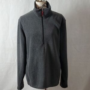 Woolrich Men's Charcoal Zip-Up Sweater - Medium